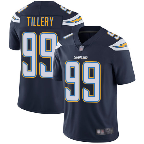 Personalized Chargers #99 Jerry Tillery Navy Blue Team Color Men’s Stitched Football Untouchable Limited Jersey