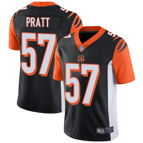 Personalized Bengals #57 Germaine Pratt Black Team Color Men’s Stitched Football Untouchable Limited Jersey