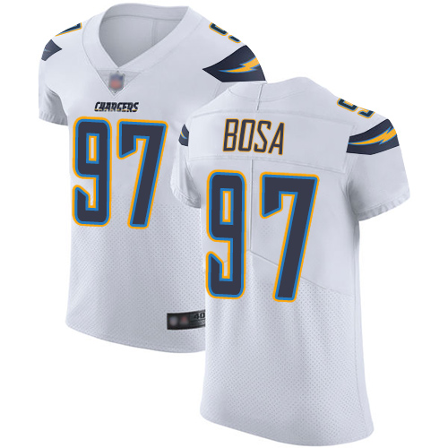Personalized Chargers #97 Joey Bosa White Men’s Stitched Football Untouchable Elite Jersey