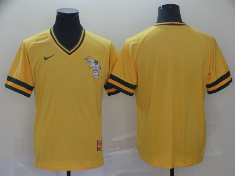 Personalized Athletics Blank Yellow Throwback Jersey