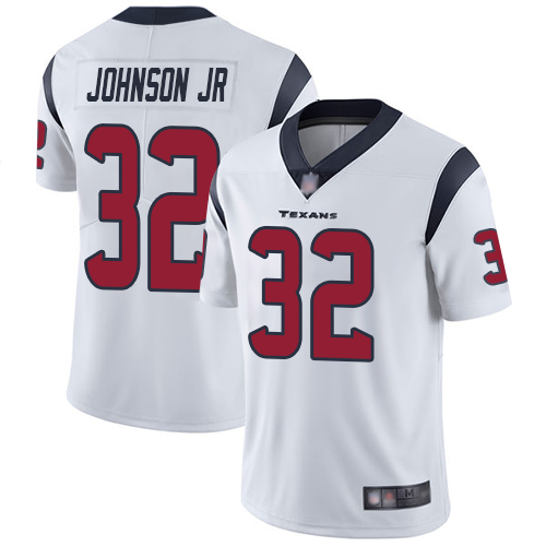 Personalized Texans #32 Lonnie Johnson Jr. White Youth Stitched Football Untouchable Limited Jersey