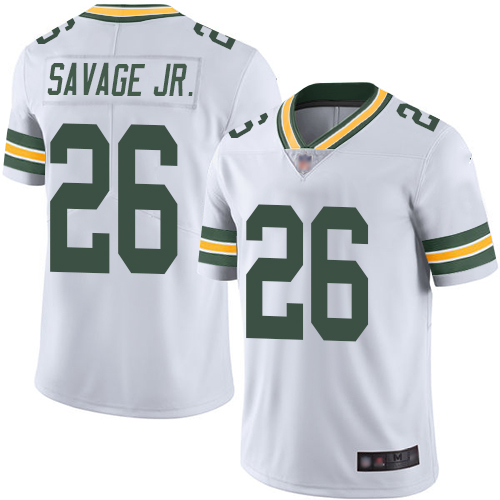 Personalized Packers #26 Darnell Savage Jr. White Youth Stitched Football Untouchable Limited Jersey