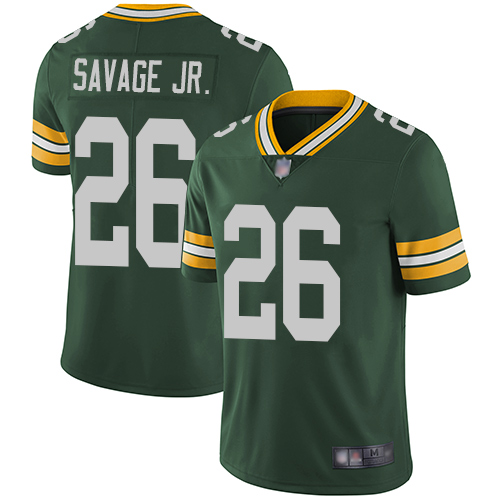 Personalized Packers #26 Darnell Savage Jr. Green Team Color Youth Stitched Football Untouchable Limited Jersey