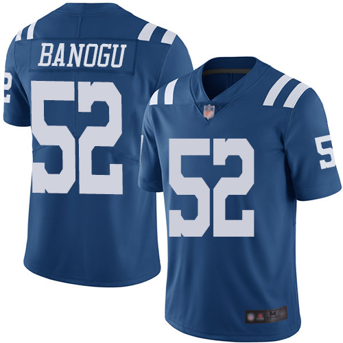 Personalized Colts #52 Ben Banogu Royal Blue Youth Stitched Football Limited Rush Jersey