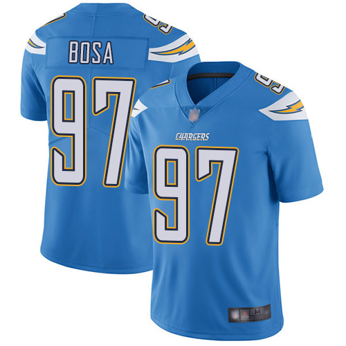 Personalized Chargers #97 Joey Bosa Electric Blue Alternate Youth Stitched Football Untouchable Limited Jersey