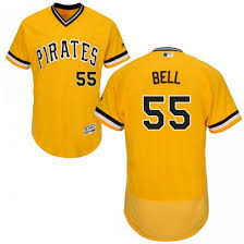 Personalized Pirates #55 Josh Bell Gold Flexbase Stitched MLB Jersey