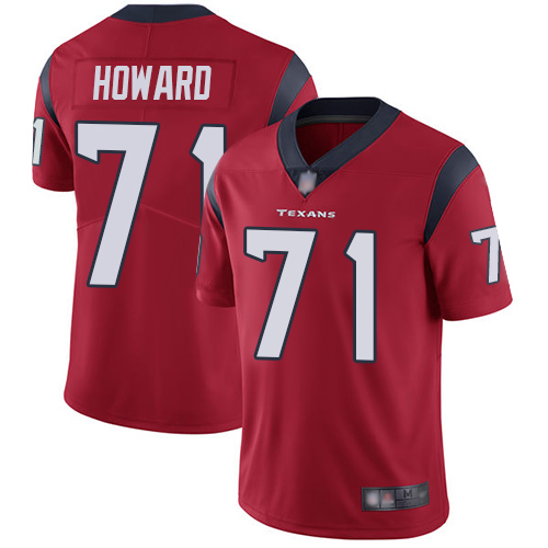 Personalized Texans #71 Tytus Howard Red Alternate Men’s Stitched Football Untouchable Limited Jersey