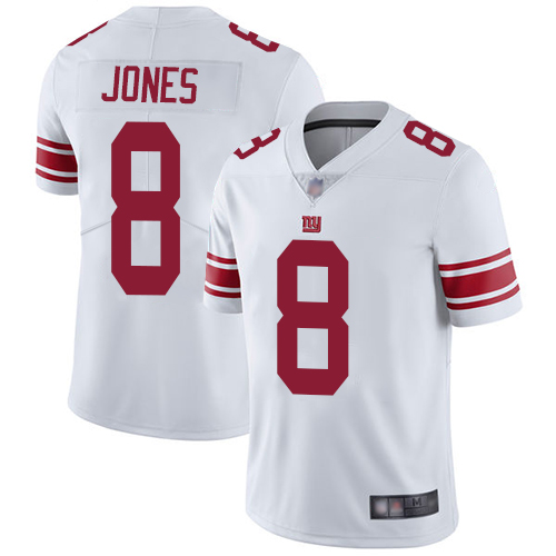 Personalized Giants #8 Daniel Jones White Men’s Stitched Football Untouchable Limited Jersey