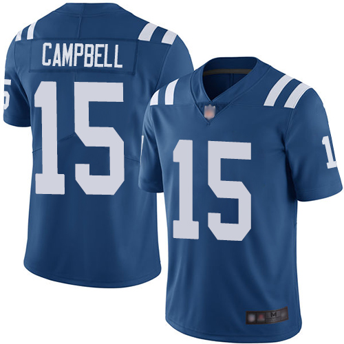 Personalized Colts #15 Parris Campbell Royal Blue Team Color Men’s Stitched Football Untouchable Limited Jersey