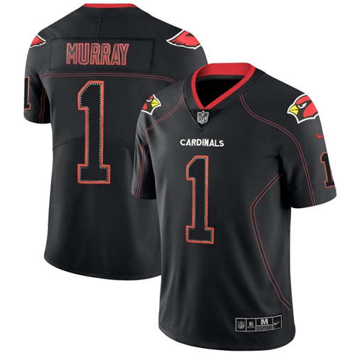 Personalized Cardinals #1 Kyler Murray Lights Out Black Men’s Stitched Football Limited Rush Jersey