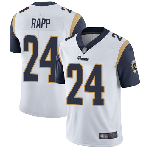 Personalized Rams #24 Taylor Rapp White Youth Stitched Football Untouchable Limited Jersey