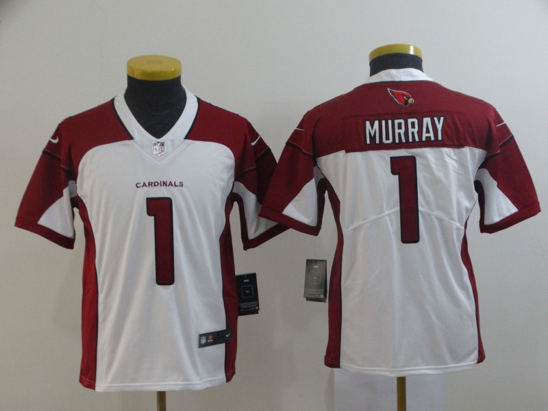 Personalized ike Cardinals 1 Kyler Murray White Youth 2019 NFL Draft First Round Pick Untouchable Limited Jersey