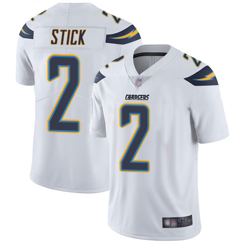 Personalized Chargers #2 Easton Stick White Men’s Stitched Football Untouchable Limited Jersey
