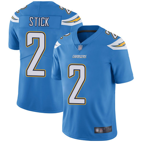 Personalized Chargers #2 Easton Stick Electric Blue Alternate Men’s Stitched Football Untouchable Limited Jersey