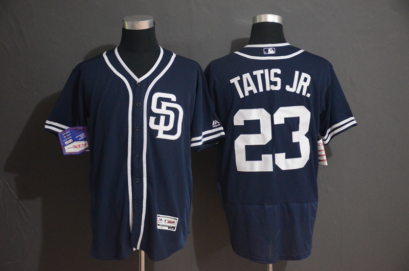 Personalized Padres 23 Fernando Tatis Jr. Navy Flexbase Jersey