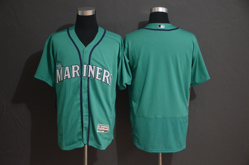 Personalized Mariners Blank Green Flexbase Jersey