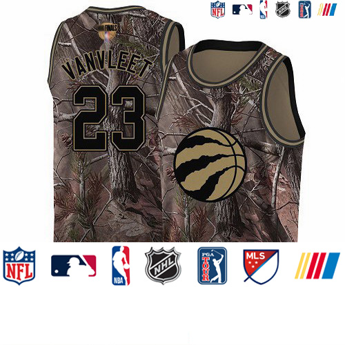 Personalized Raptors #23 Fred VanVleet Camo 2019 Finals Bound Basketball Swingman Realtree Collection Jersey