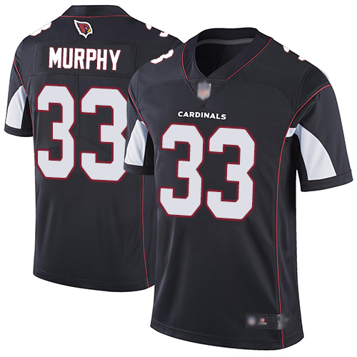 Personalized Cardinals #33 Byron Murphy Black Alternate Men’s Stitched Football Untouchable Limited Jersey