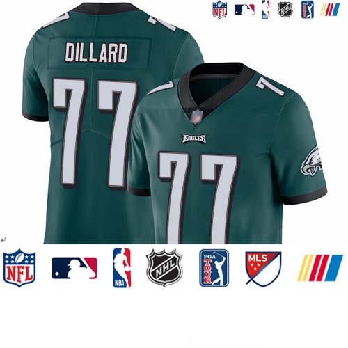 Personalized Eagles #77 Andre Dillard Midnight Green Team Color Youth Stitched Football Untouchable Limited Jersey