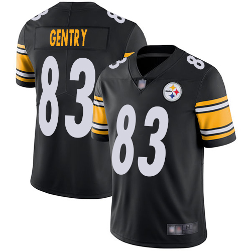 Personalized Steelers #83 Zach Gentry Black Team Color Men’s Stitched Football Untouchable Limited Jersey