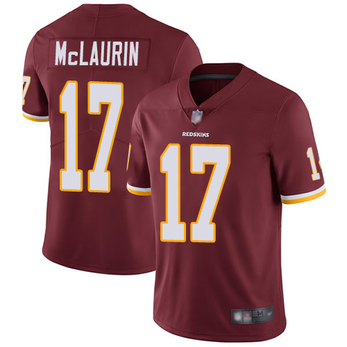 Personalized Redskins #17 Terry McLaurin Burgundy Red Team Color Men’s Stitched Football Untouchable Limited Jersey