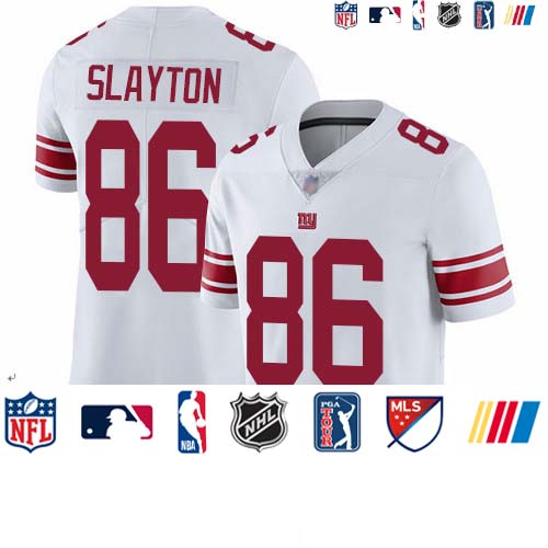 Personalized Giants #86 Darius Slayton White Men’s Stitched Football Untouchable Limited Jersey