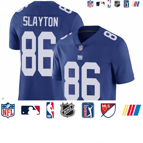 Personalized Giants #86 Darius Slayton Royal Blue Team Color Men’s Stitched Football Untouchable Limited Jersey