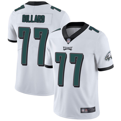 Personalized Eagles #77 Andre Dillard White Men’s Stitched Football Untouchable Limited Jersey