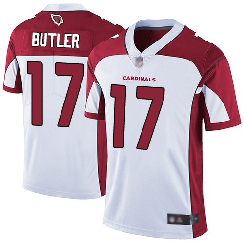 Personalized Cardinals #17 Hakeem Butler White Men’s Stitched Football Untouchable Limited Jersey