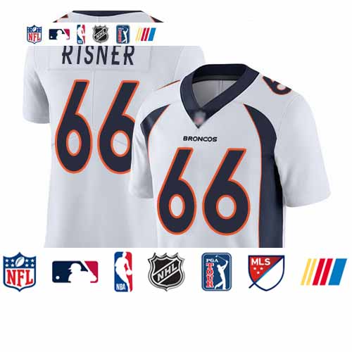Personalized Broncos #66 Dalton Risner White Men’s Stitched Football Untouchable Limited Jersey