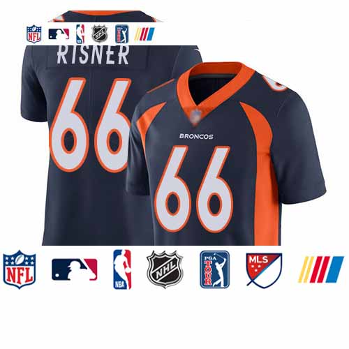 Personalized Broncos #66 Dalton Risner Navy Blue Alternate Men’s Stitched Football Untouchable Limited Jersey