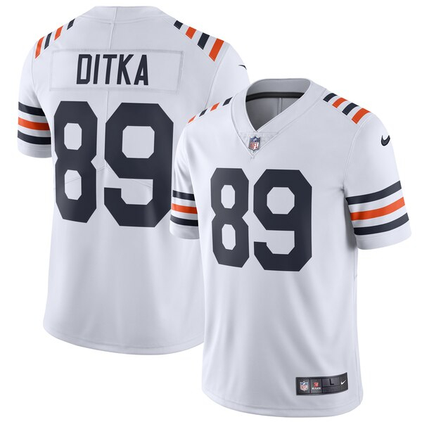Personalized Bears 89 Mike Ditka White 2019 Alternate Classic Retired Untouchable Limited Jersey