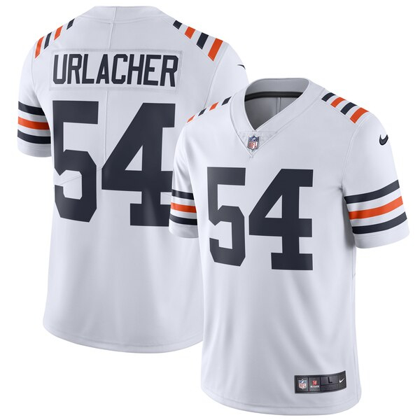Personalized Bears 54 Brian Urlacher White 2019 Alternate Classic Retired Untouchable Limited Jersey