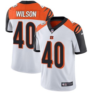 Personalized Cincinnati Bengals #40 Brandon Wilson Men’s Limited White Color Untouchable Jersey