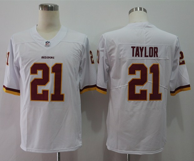 Personalized Redskins 21 Sean Taylor White Untouchable Player Limited Jersey