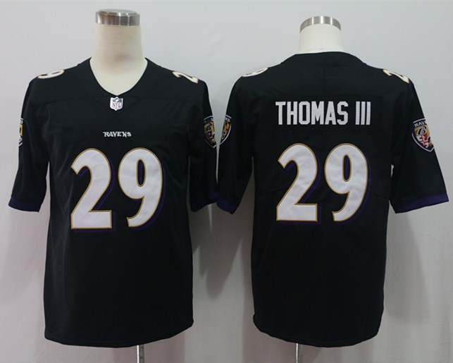 Personalized Ravens 29 Earl Thomas III Black Untouchable Limited Jersey