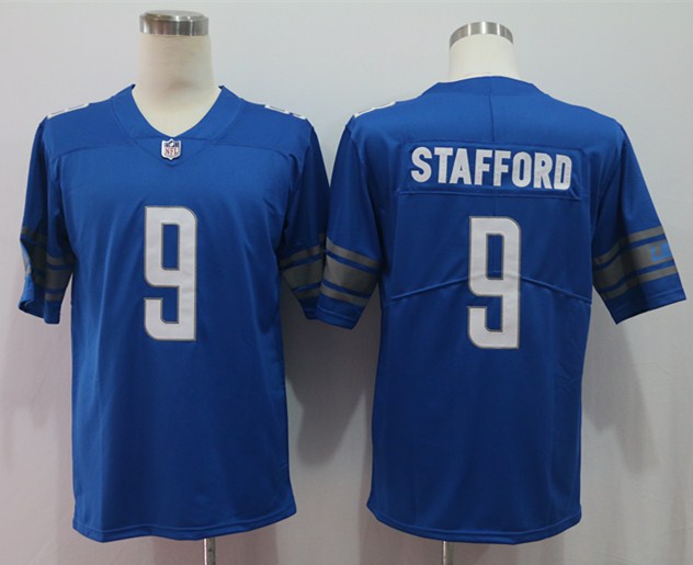 Personalized Lions 9 Matthew Stafford Blue Untouchable Limited Jersey