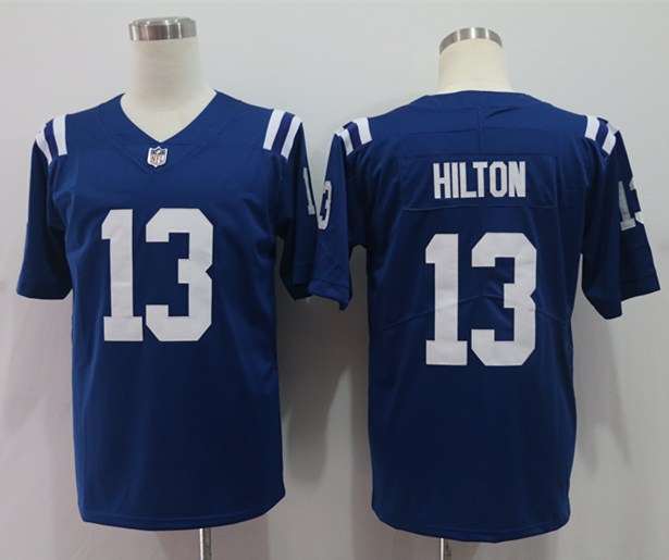 Personalized Colts 13 T Y Hilton Blue Untouchable Limited Jersey