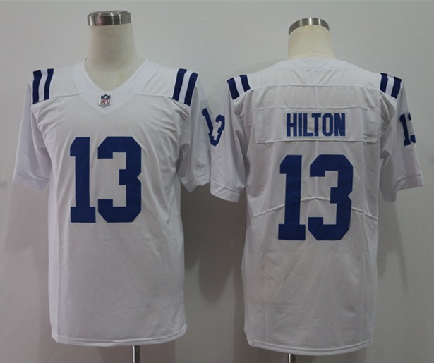 Personalized Colts 13 T Y Hilton White Untouchable Limited Jersey