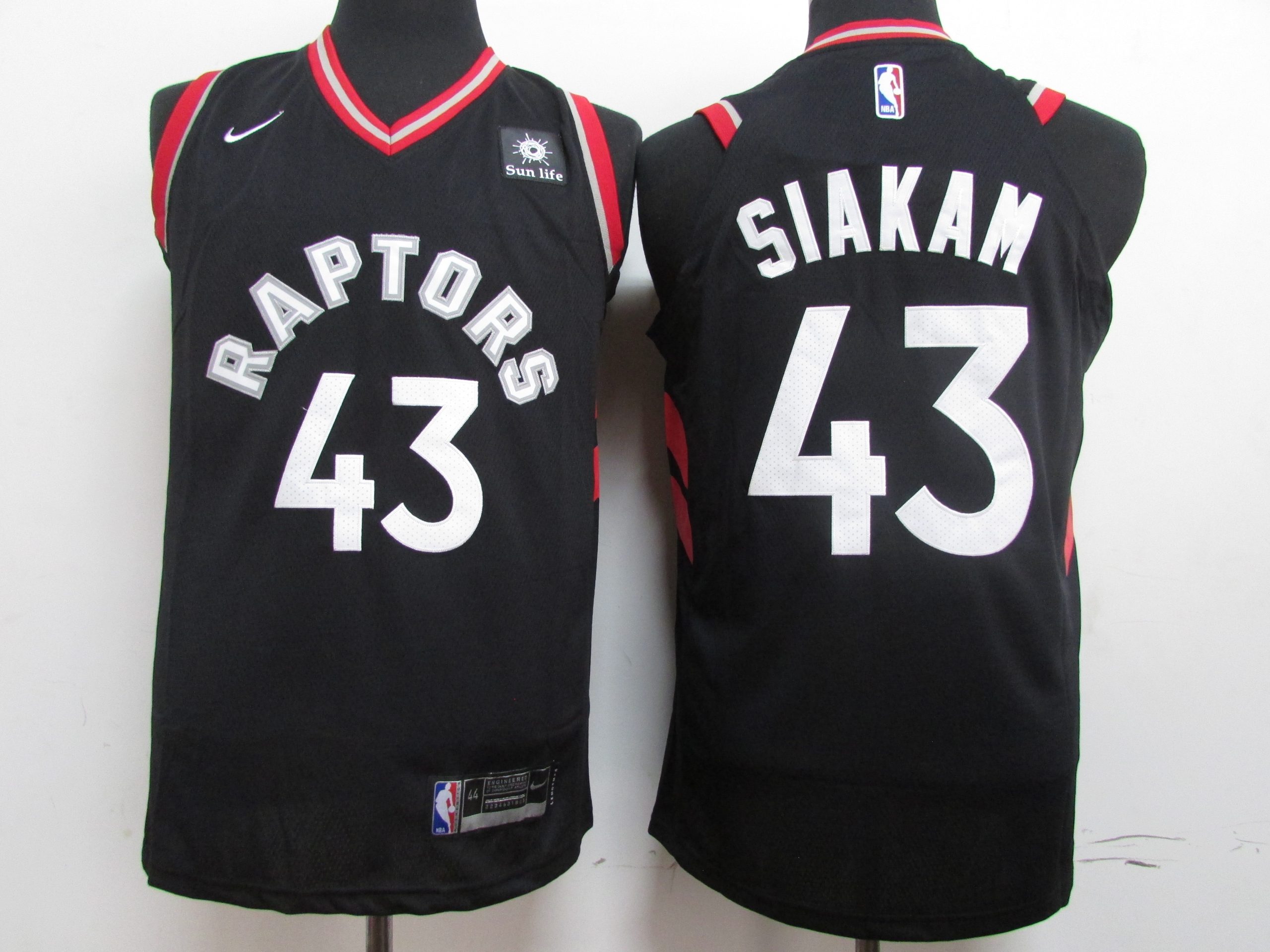 Personalized Raptors 43 Pascal Siakam Black Authentic Jersey
