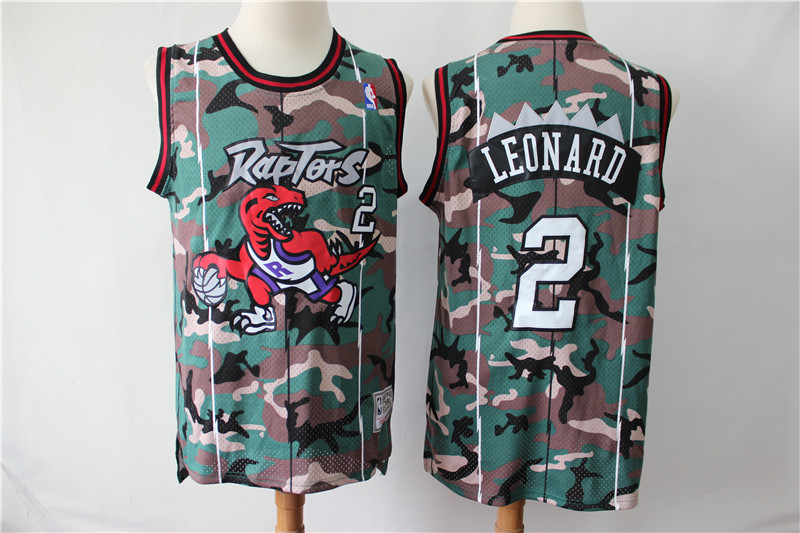 Personalized Raptors 2 Kawhi Leonard Camo Swingman Jersey
