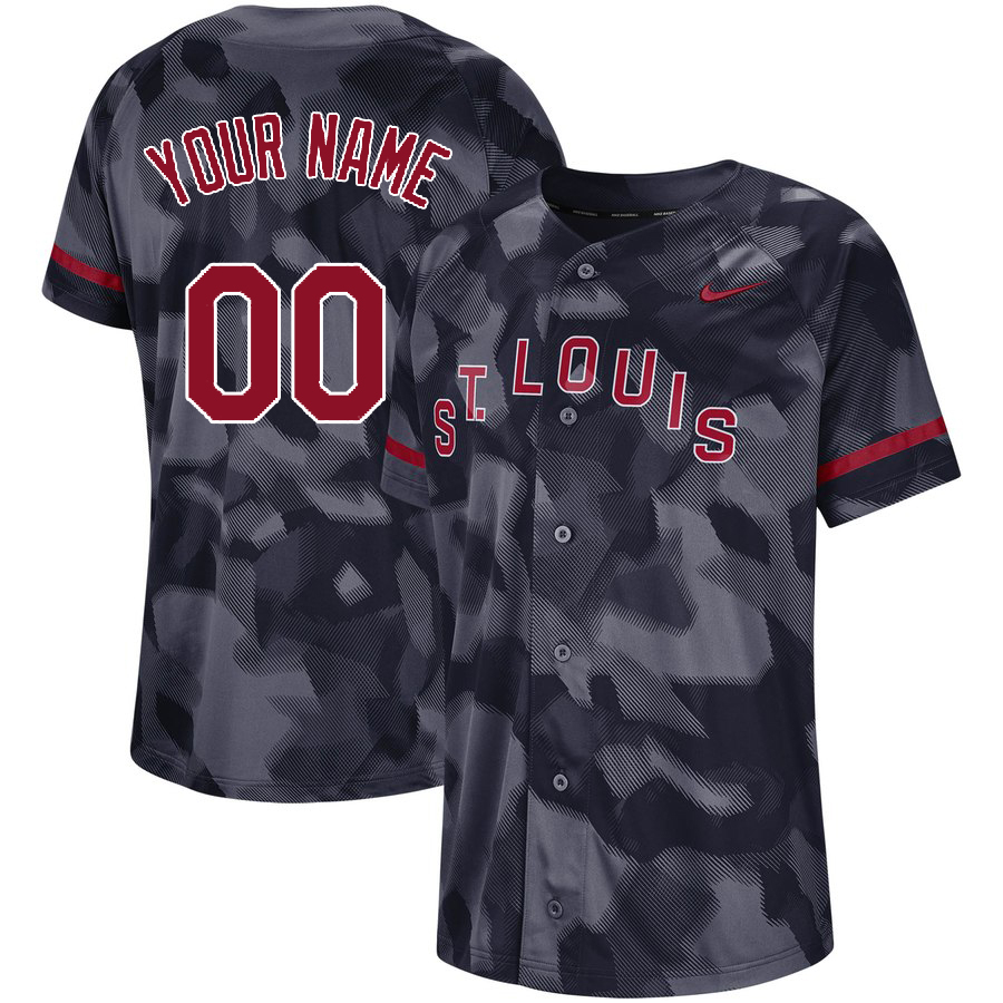 Personalized Cardinals Black Camo Fashion Men’sized Jersey