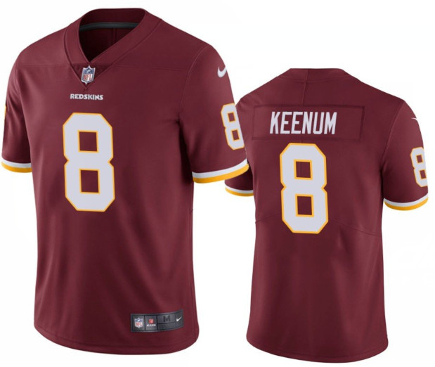 Personalized Men’s Case Keenum #8 Redskins Red Color Rush Limited Jersey