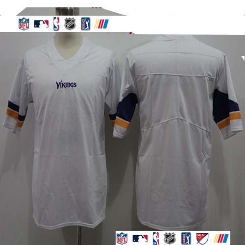 Personalized Vikings Blank White Untouchable Limited Jersey