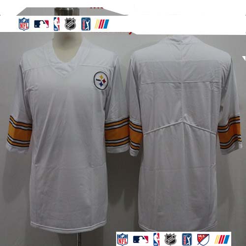 Personalized Steelers Blank White Untouchable Limited Jersey