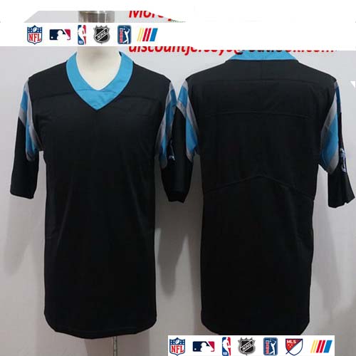 Personalized Panthers Blank Black Untouchable Limited Jersey