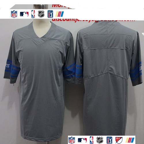 Personalized Lions Blank Gray Untouchable Limited Jersey
