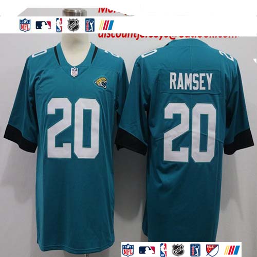Personalized Jaguars 20 Jalen Ramsey Teal New Untouchable Limited Jersey