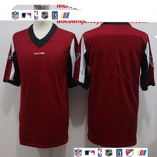 Personalized Falcons Blank Red Untouchable Limited Jersey