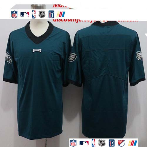 Personalized Eagles Blank Green Untouchable Limited Jersey